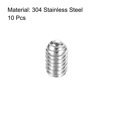 thumbnail image 3 of Ball Point Set Screws, M4 x 6mm 304 Stainless Steel Metric Spring Hex Socket Screw 10pack, 3 of 7