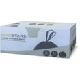 Nine Stars 21 Gallon, White, Kitchen Trash Bags with Drawstring Closure