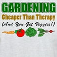 thumbnail image 3 of CafePress - Gardening Cheaper Than Therapy Light T Shirt - Men's Classic Graphic T-Shirt, 3 of 4
