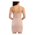 thumbnail image 2 of BCX Robe Femme Rose Extensible Métallique Froncée devant Sans Manches Mini Robe de Soirée Moulante m, 2 of 2