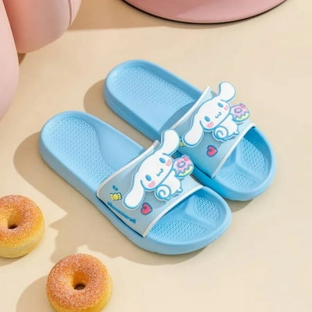 

liaozhi Cartoon Sanrio Kids Adult Slippers Hello Kittys Mymelody Kuromi Cinnamoroll Pochacco Kawaii Anime Sandals Anti Slip Beach Shoes ZZ