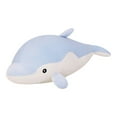 thumbnail image 2 of SDJMa Dolphin Plush Hugging Pillow, Soft Large Dolphins Stuffed Animal Toy Doll Gifts for Kids, Valentine, Christmas, Bedding(27.5"), 2 of 7