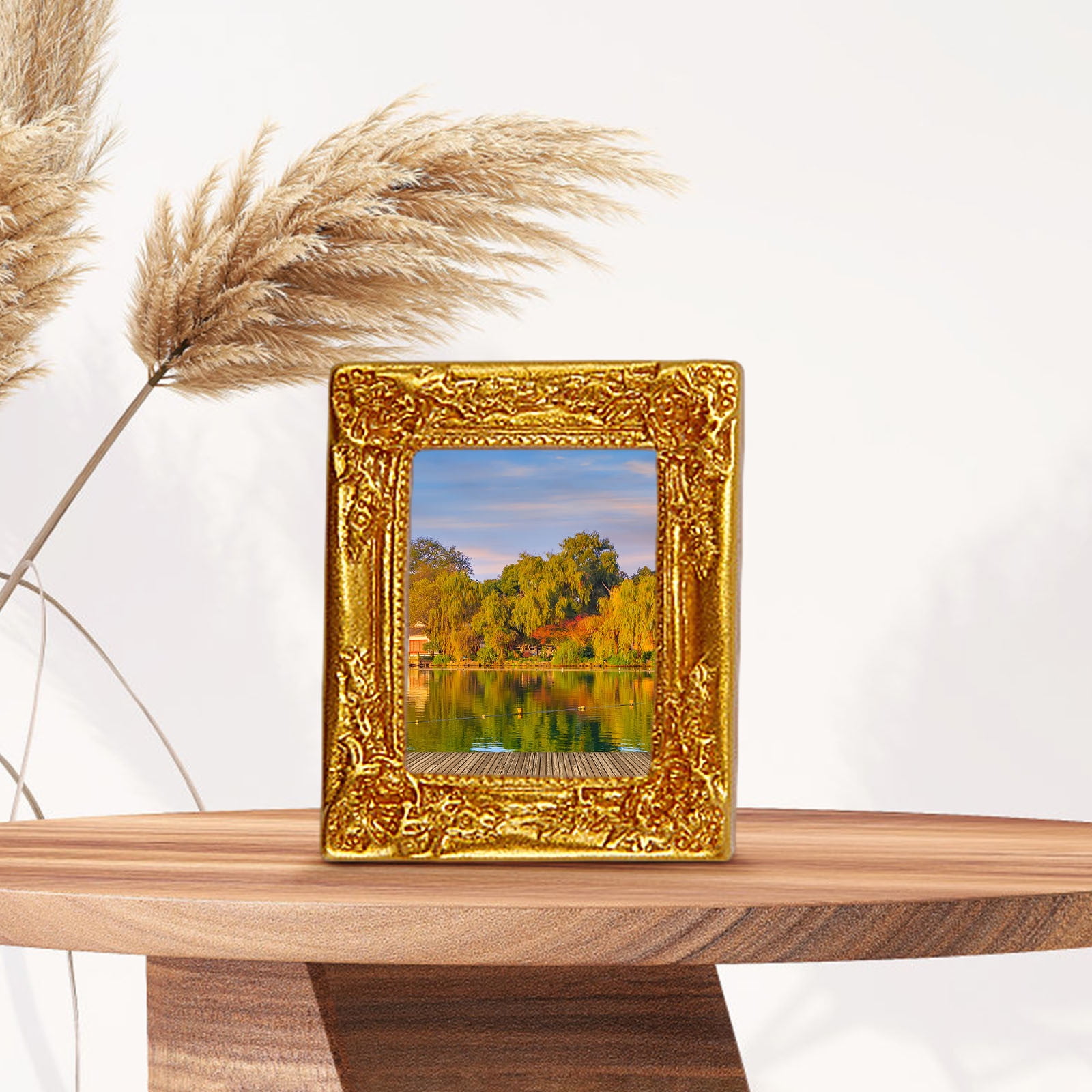 Chmadoxn Vintage Picture Frames Tiny Picture Frames Antique Photo