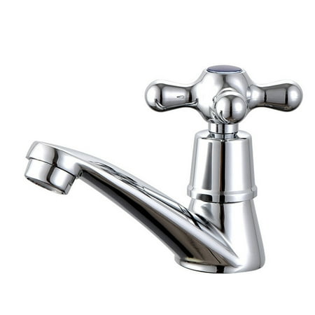

Basin Faucet 90 Degree Rotate Zinc Alloy Bathroom Sink Drain Faucet Heavy Duty Blue