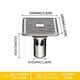 thumbnail image 4 of Square Stainless Steel Grate for Bathroom, Kitchen Sink, Shower, Strainer 15cm, 4 of 5