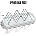 thumbnail image 6 of AIMAIAIMAI Soap Dish, Holds 2-3 Bars, 304 Stainless Steel Shampoo Bar Holder with Removable Drip Tray, White, 1 Pack, 6 of 8