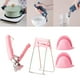 thumbnail image 4 of Juego de Pinzas para Platos Calientes de Cocina Sunnimix Silicona Rosa, 4 of 8