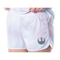 thumbnail image 3 of Star Wars Womens' Chewbacca Messy Hair Tie-Dye Sleep Pajama Set Short, 3 of 7