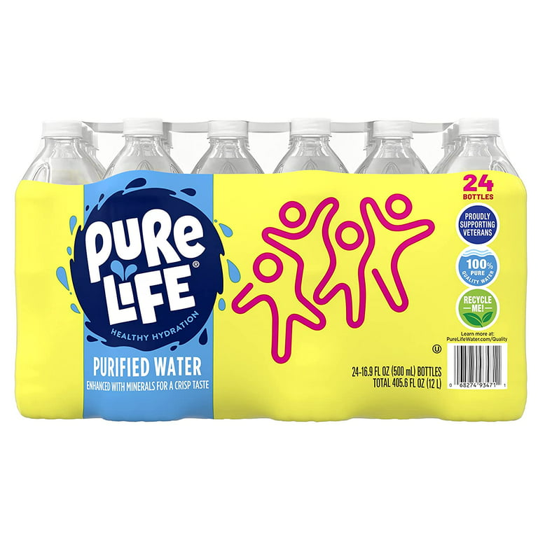 Nestle Pure Life(TM) Purified Bottled Water, 16.9 Oz., Case Of 24, 16.9 Fl  Oz (Pack of 24) 