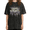 Black-1, variant on Women's Vintage Floral Hummingbird Graphic Washed T Shirt Boho Nature Bird Lover Casual Black S-2XL Plus Size