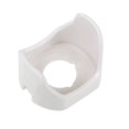 thumbnail image 1 of Unique Bargains 22mm Plastic Two Feet Push Switch Button Protective Cover White, 1pcs, 1 of 2