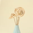 thumbnail image 6 of HERFIER 10pcs 6.5cm Handmade Mini Straw Hat Creative Hand-woven Doll Delicate Decorative Small Straw Hats for DIY Craft Jewelry Garment Material 2.55x2.55x0.86in, 6 of 8