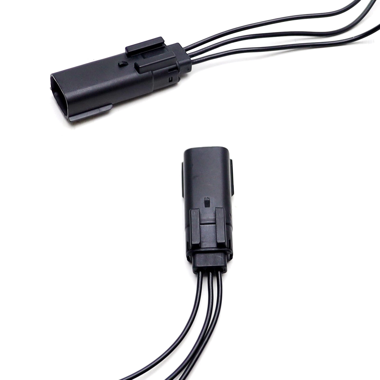 One Pair 3-Pin MX150 Male Connector Adapter w/ 5-Inch Wire Leads Pigtail, 12V 22A Multi-Purpose Electrical Connector Wire Harness