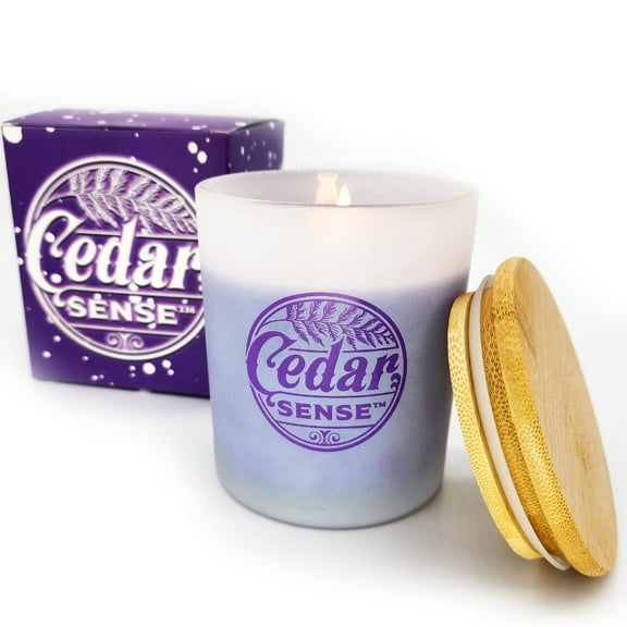 Lavender White Sage Cedar Scented Candle 6 oz - Eastern Red Aromatic Cedar