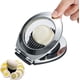thumbnail image 1 of Cortador de huevos, cortador de huevos de acero inoxidable, 2 en 1, rebanadas y cuñas, herramienta de cocina para cortar frutas, cortador de huevos brillar Electrónica, 1 of 4