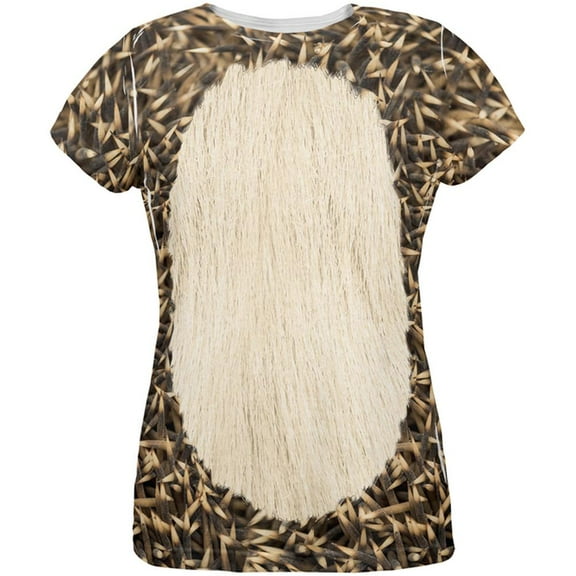 Halloween Hedgehog Costume All Over Womens T Shirt Multi MD