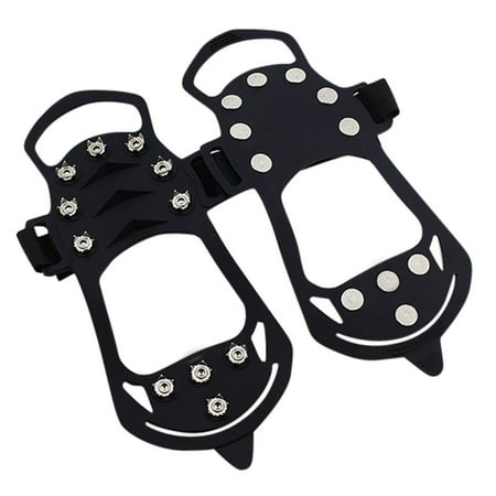 Tuscom Non-slip Snow Cleats Shoes Boots Cover Step Ice Spikes Grips Crampons For