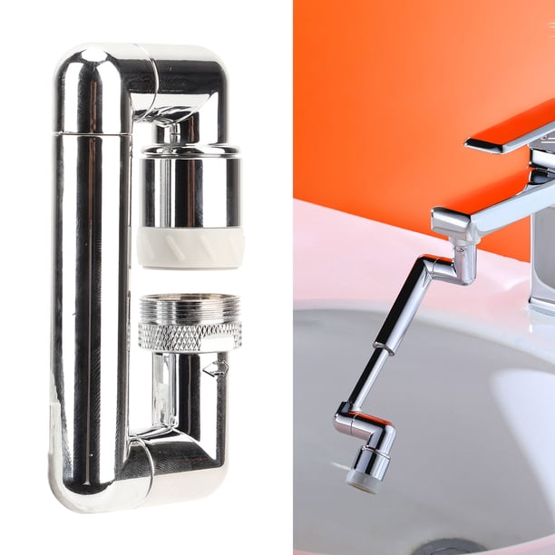 Adaptador extensor de grifo ANGGREK aireador de grifo de brazo giratorio 2 salidas de agua