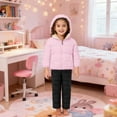 thumbnail image 2 of Mercatoo Kids Winter Puffer Set Boy Girl 2-Piece Quilted Down Jacket and Sn𝗼w Pants Set Insulated Fleece Lined Snowsuit Warm Ski Suits, 2 of 4