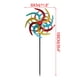 thumbnail image 3 of XWSHYW Decoraciones para El Hogar Molino de Viento con Hojas, Escultura Colorida de 16 Pulgadas, Molino de Viento de Metal con Estaca para Decoración de Jardín y Patio Al Aire Libre, 3 of 6