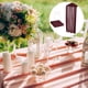 thumbnail image 5 of 10 Pies Chifón Mesa Camino, 28 x 120 Pulgadas Rústico Gasa Mantel Transparente Boda Mesa Camino para Boda Nupcial Fiesta Mesa Decoraciones, Borgoña, 5 of 6