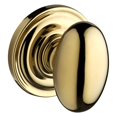 thumbnail image 1 of Baldwin PS.ELL.TRR.003 Bouton d'Ellipse de Passage & Rose Ronde Traditionnelle&44; Laiton à Vie, 1 of 1