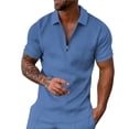 thumbnail image 1 of BOBOGOJP Men'S Polo Shirts Quick Dry Performance Polo Short Sleeve Collared Shirt (Blue,XL), 1 of 4