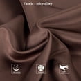 thumbnail image 5 of 2 PCS Ultra Soft Satin Pillowcase with Zipper Closure Silky Cooling Pillow Cover, 5 of 18