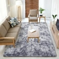 thumbnail image 7 of Lochas Fluffy Modern Area Rugs Tie-Dyed Rug for Kids Girls Room Nursery Home Decor Shag Soft Carpet,8'x10',Gray, 7 of 7