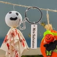 thumbnail image 5 of Llavero de acero inoxidable Llavero con temática de Halloween Colgante de diente de vampiro Llavero Decoración colgante, 5 of 5
