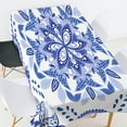 thumbnail image 3 of Mantel con estampado de grúa de pntas , cubierta de impermeable a prueba de derrames para de comedor de cocina O Macarena Decoración de manteles a prueba de agua, 3 of 8
