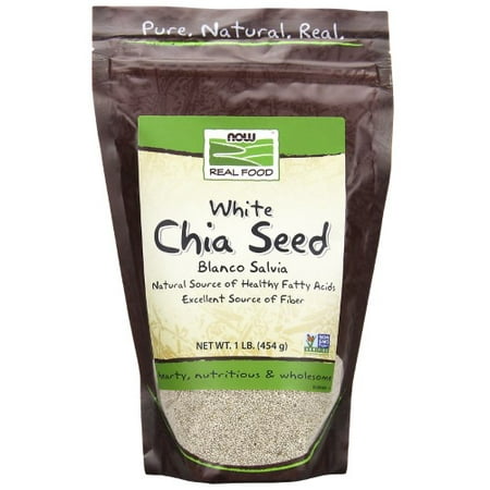 NOW Foods White Chia Seeds 1 Pound (Best Way To Eat Chia Seeds)