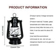 thumbnail image 2 of HIBIBUD 2026 New Vintage Lantern Classic Kerosene Lamp Kerosene Lantern Oil Lamp Outdoor Camping Lights Burning Lantern Hurricane Lantern for Camping,Hiking,Outdoor,Emergency,Patio,Garden, 2 of 6