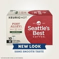 thumbnail image 2 of Seattles Best Coffee Post Alley Blend (Previously Signature Blend No. 5) Dark Roast Single Cup Coffee For Keurig Brewers, 1 Box Of 10 (10 Total K-Cup Pods) Packaging May Vary, 2 of 3