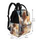 thumbnail image 2 of Fotbe Rainbow English Cocker Spaniel Mochila Maternidad - Lona de Sarga Impermeable, Mochila de Pañales de Gran Capacidad con Múltiples Bolsillos y Correas Ajustables, 2 of 6