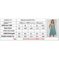 thumbnail image 2 of Spring And Summer Solid Color Sleeveless Button Pocket Round Neck Slit Waist Dress, 2 of 8