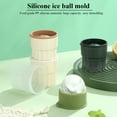 thumbnail image 3 of Jeaker Ice Cube Tray Set of 4, Silicone Ice Ball Maker with Lid, Large Ice Ball Molds for Cocktails and Drinks, Easy-Release, BPA-Free, 3 of 7