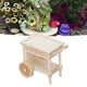 thumbnail image 5 of Mini Carrito De Comedor, Juego De Simulación Mini Carrito De Servicio De Comida Realista Para Niños Para Casa De Muñecas 1/12, 5 of 8