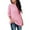 65#Pink, variant on Women's Oversized Long Sleeve Crewneck Fuzzy Knit Warm Sweaters 2025 Fall Pullover Sweater Tops Army Green 4XL