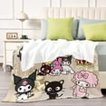 thumbnail image 4 of Sanrio-Anti-Pilling Flannel Blanket Soft Lightweight Plush Fuzzy Cozy Luxury Blanket for Home and Kitchen Use – Perfect for Kids and Adults 60"*79"(150cm*200cm), 4 of 6