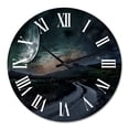 thumbnail image 2 of Designart 1 in Quartz Coastal Wall Clock, 2 of 5