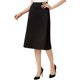 thumbnail image 2 of Falda acampanada Kasper Knit Studio negro pequeño, 2 of 2