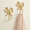 Gold, variant on Atopoler 2Pcs Bow Wall Hook,Easy Install Iron Functional Hook with Screw,French Retro Sweet Style Room Decor Bathroom Bedroom Nursery,Gold Color