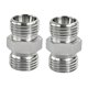 thumbnail image 3 of 2 adaptadores de conexión de 16 mm mm, accesorios hidráulicos, conector de tubería recta con paso total para miniexcavadoras, 3 of 9