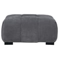 thumbnail image 3 of Octavia Upholstered Rectangular Ottoman Charcoal Grey, 3 of 6