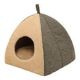 thumbnail image 1 of Maison Grotte avec Grotte Amovible Coussinée avec Oreiller Lavable pour Chats d'Intérieur, 1 of 9