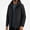 Black, variant on Men's Water-Resistant Thermal Hooded Softshell Windbreaker Jacket for Work Red M