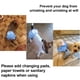 thumbnail image 4 of Pañales suaves para perros, pañales para perros, cachorros, con orificio en la cola para mascotas, pantalones fisiológicos para perros con lazo bonito, 4 of 8