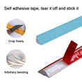 Armadurra SelfAdhesive Trim Edging Flexible, SelfAdhesive, Caulk and