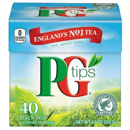 PG tips Premium Black Tea Black Tea Pyramid Bags 40 (Pg Tips Tea Bags Best Price)